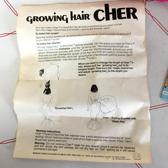 Vintage 1976 "Growing Hair Cher" Doll - by Mego - Picture 10 of 10